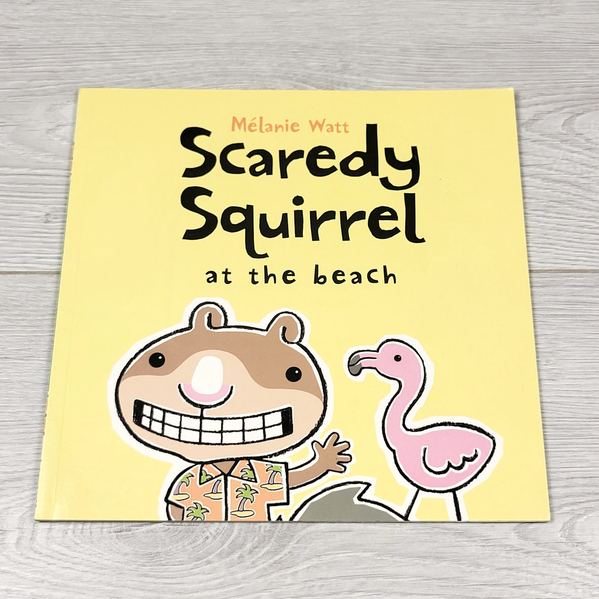 Scaredy Squirrel at the Beach. Soft cover book