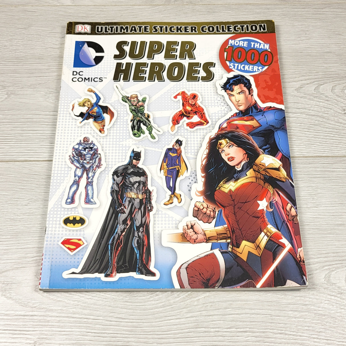 NEW - DC Super Heroes Sticker Collection Book- AS IS