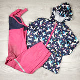 Mountain Warehouse 2pc rain suit. Size 3/4T - AS IS