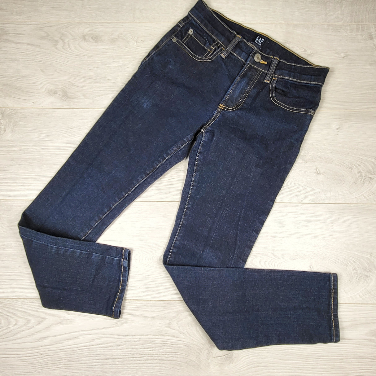 Gap dark wash stretch skinny jeans. Size 10