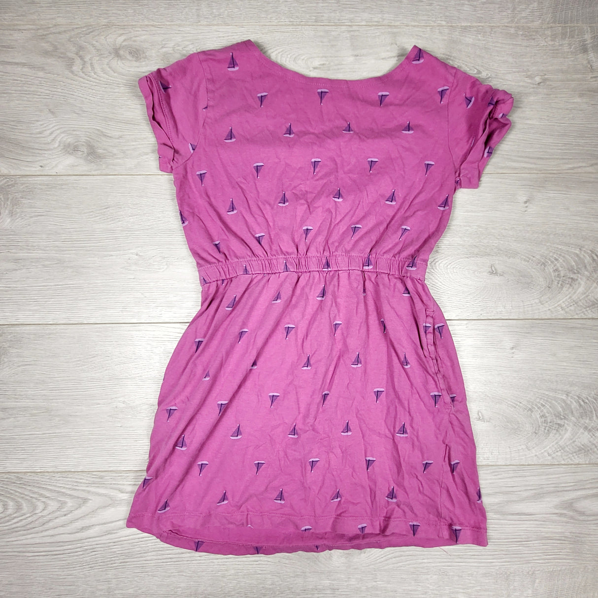 Joe pink dress with sailboats. Size 14