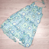 Old Navy blue patterned sleeveless dress. Size XL