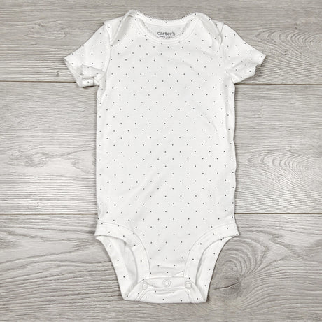 Child of Mine white polka dot bodysuit. Size 6-9 months