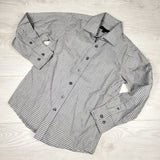 Andrew Fezza grey checked button down shirt. Size 7