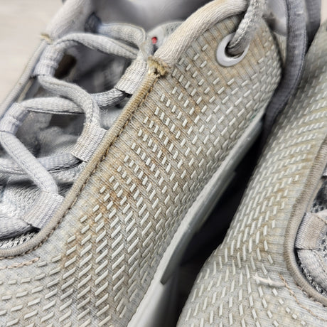 Nike Air Max grey running shoes. Youth size 4