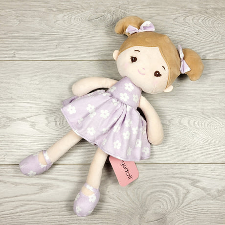 NEW - Leyadoll plush 12 inch "My First Ragdoll" toy.