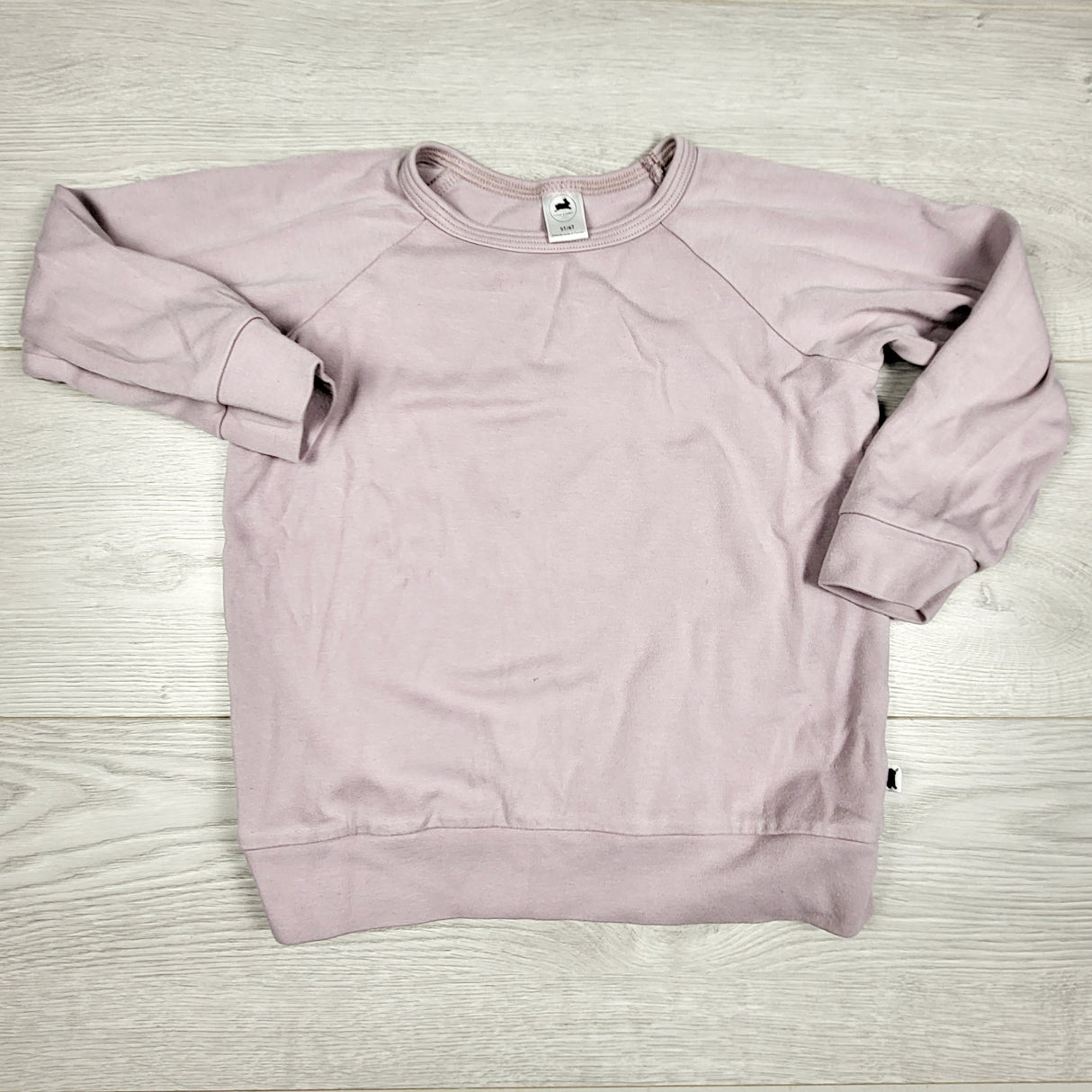 Little and Lively purple-pink bamboo top. Size 5/6 - AS IS