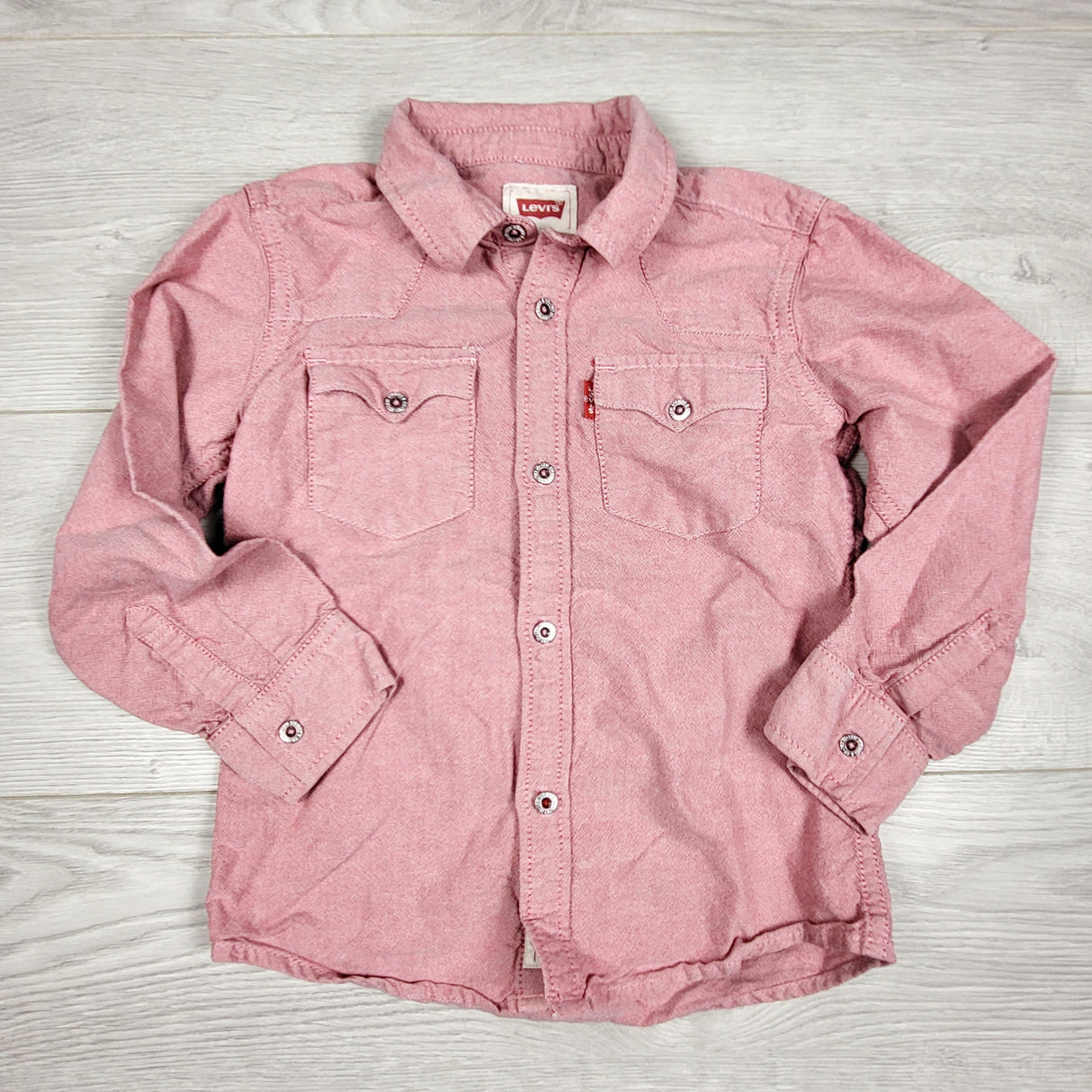 Levi's chambray button down shirt. Size 4T