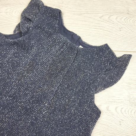 Joe navy sparkly dress. Size 6-12 months