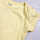 George yellow eyelet bodysuit. Size 0-3 months