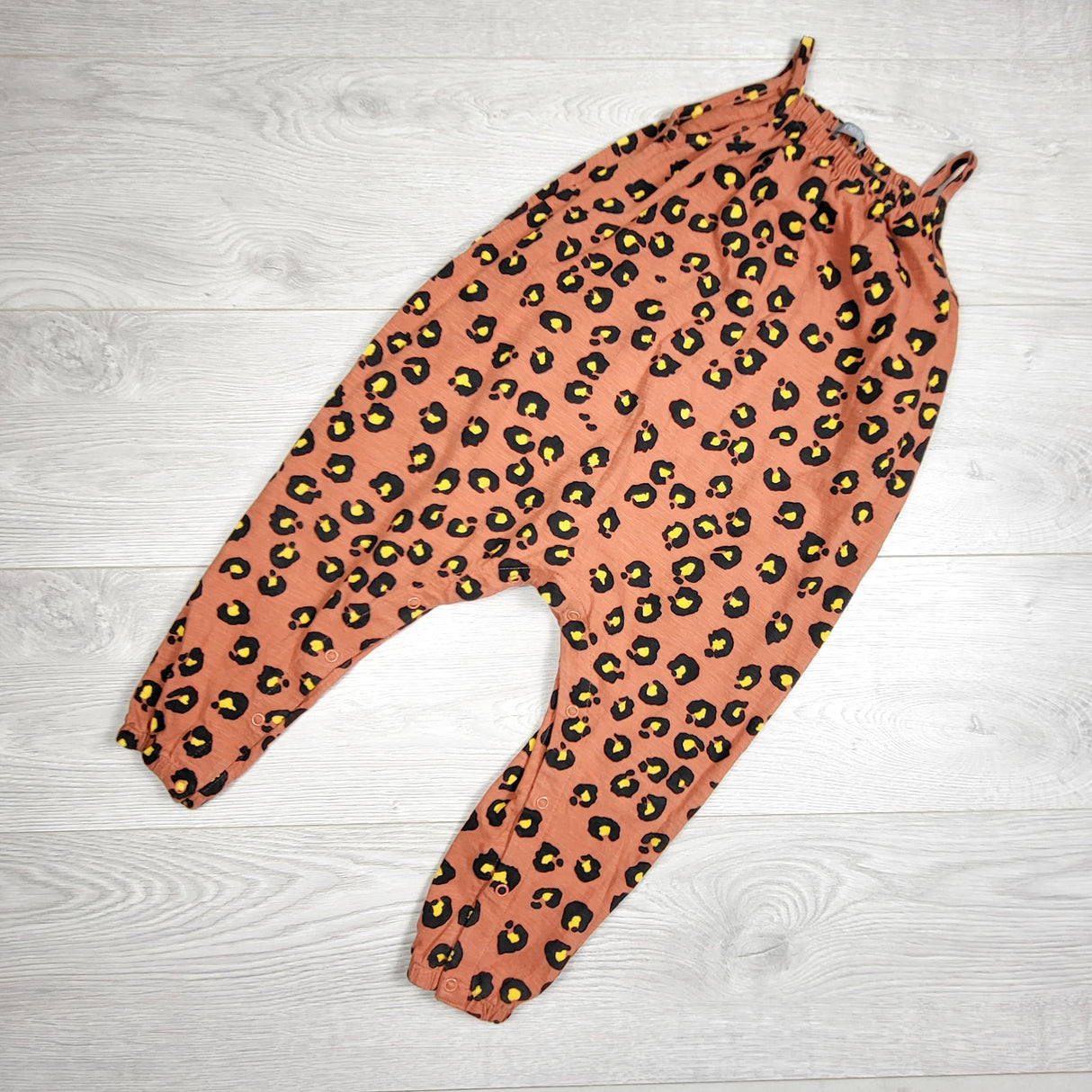 Next leopard print baggy style romper. Size 2/3T