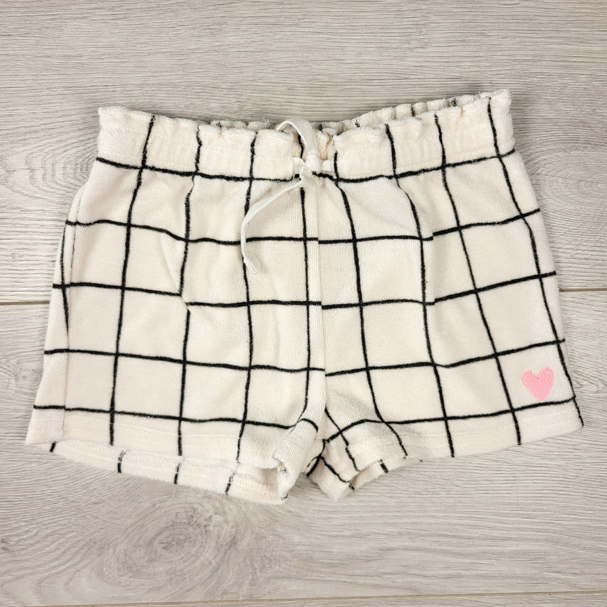 H and M checked terrycloth shorts. Size 12-18 months