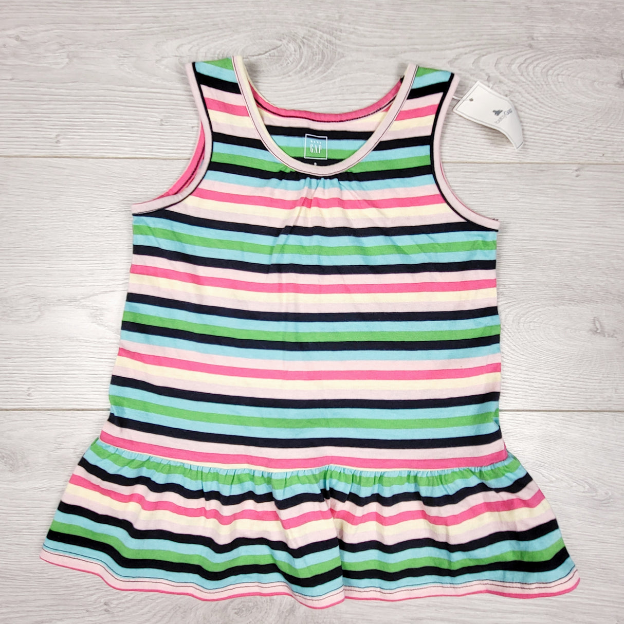 NEW - Gap multi-striped tank top. Size 2T