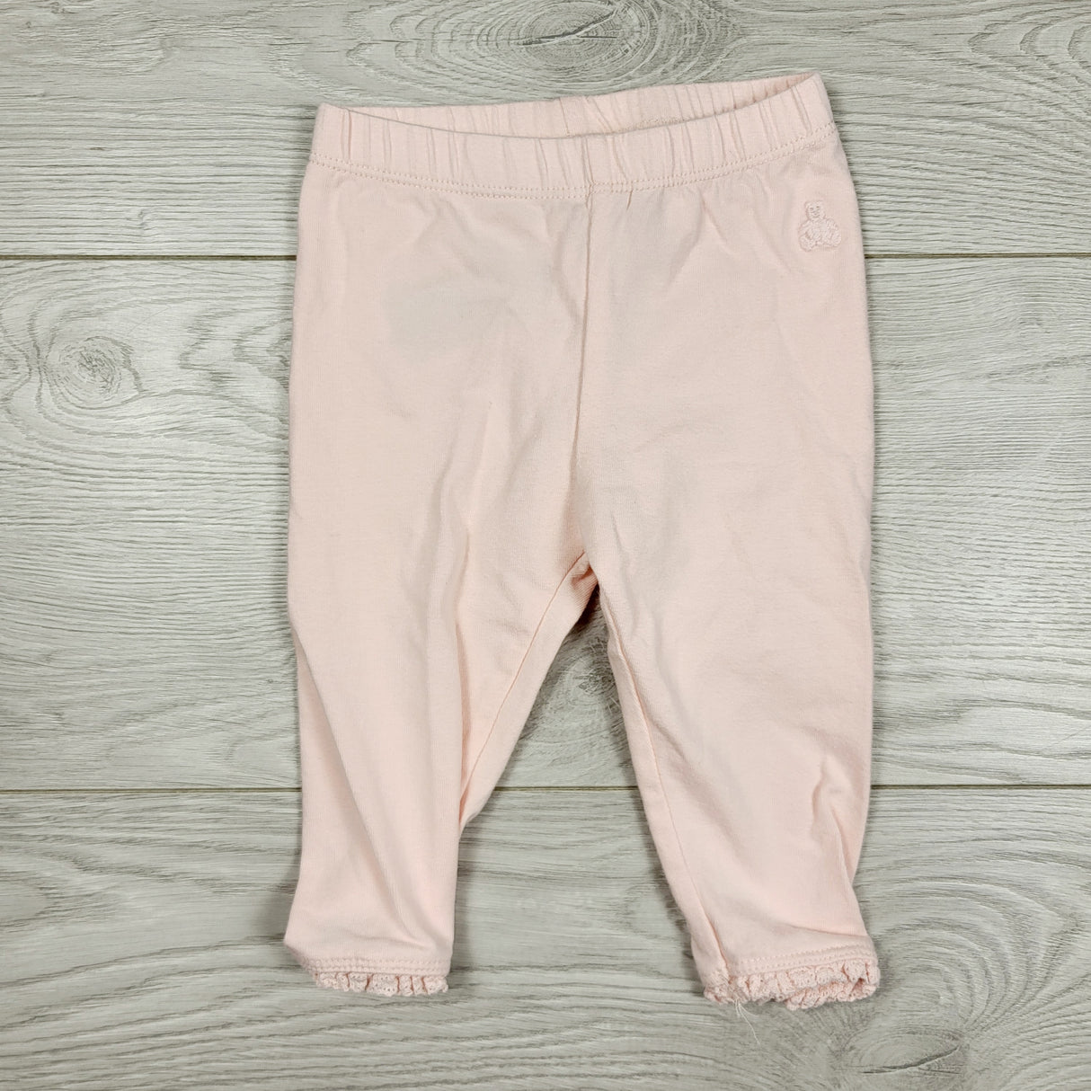 Gap light pink leggings. Size 3-6 months