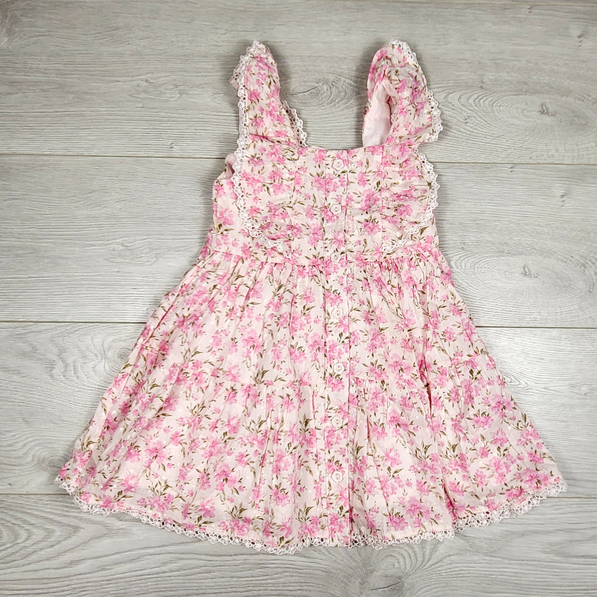 Btwn pink floral print dress. Size 2T
