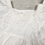Gap white eyelet dress. Size 3-6 months