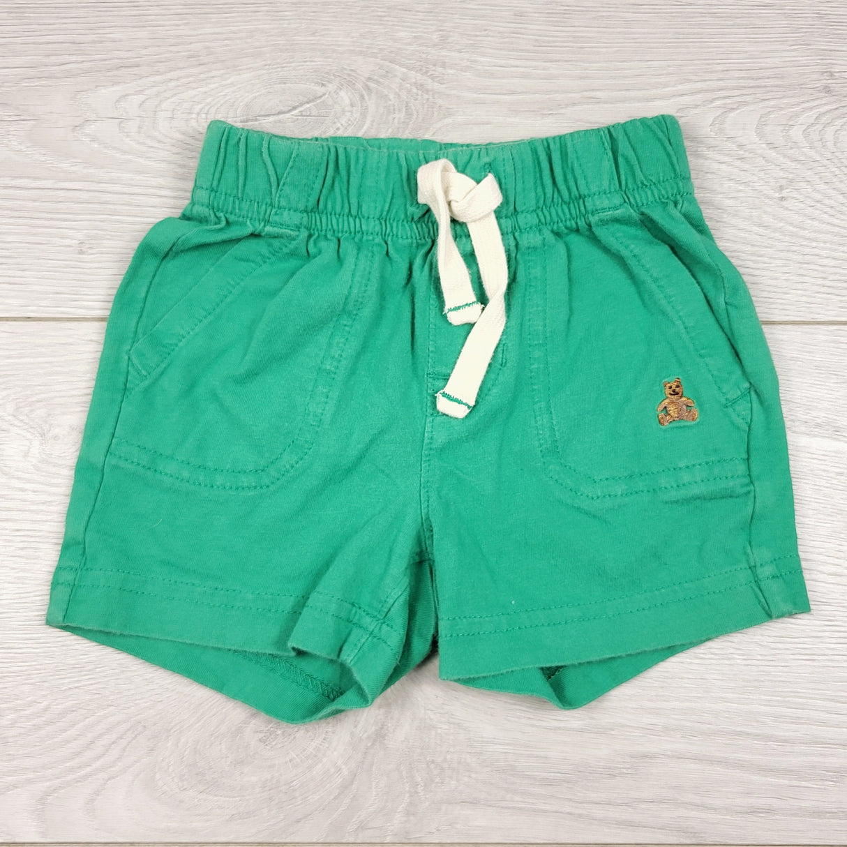 Gap green organic cotton shorts. Size 6-12 months