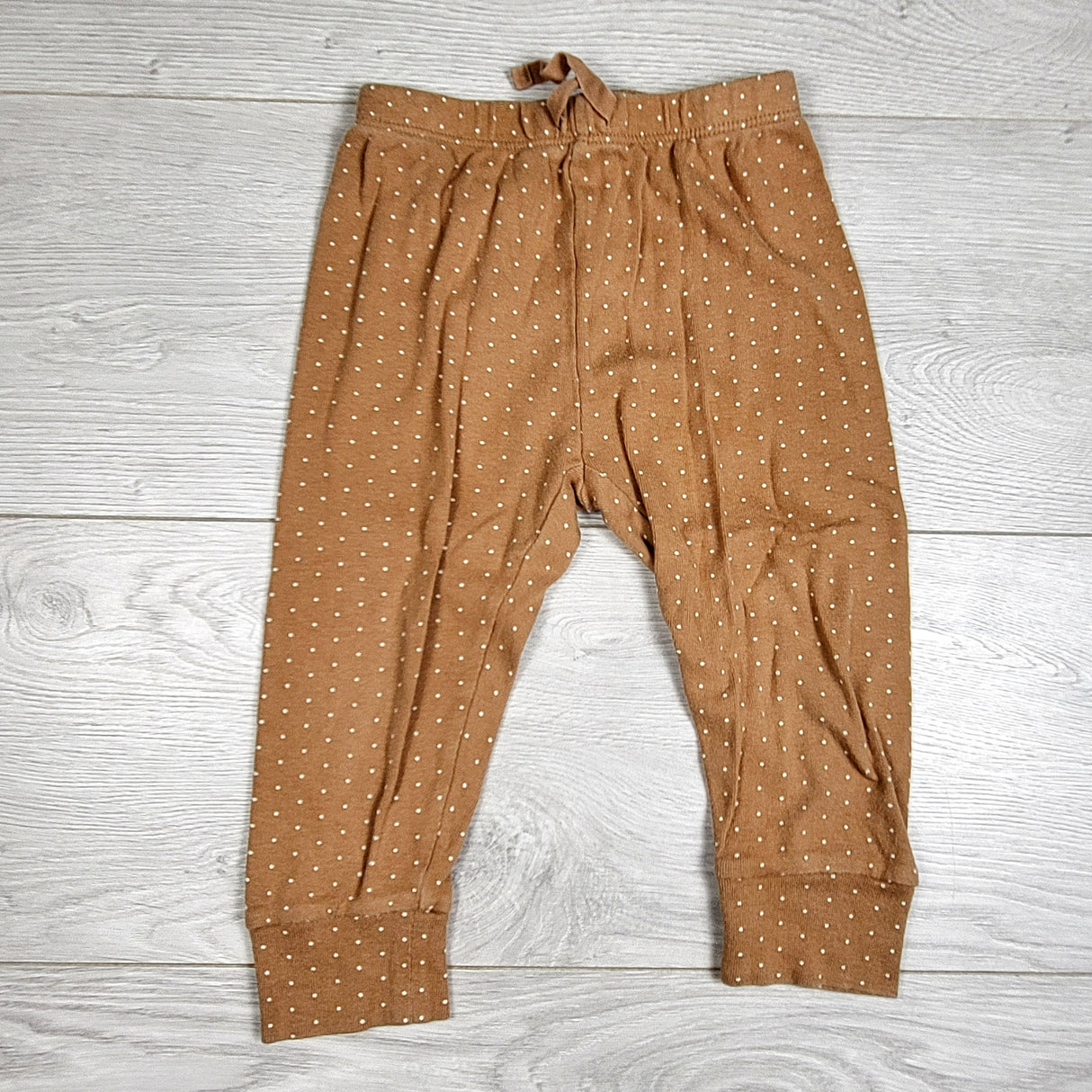 Gap brown polka dot organic cotton pants. Size 18-24 months