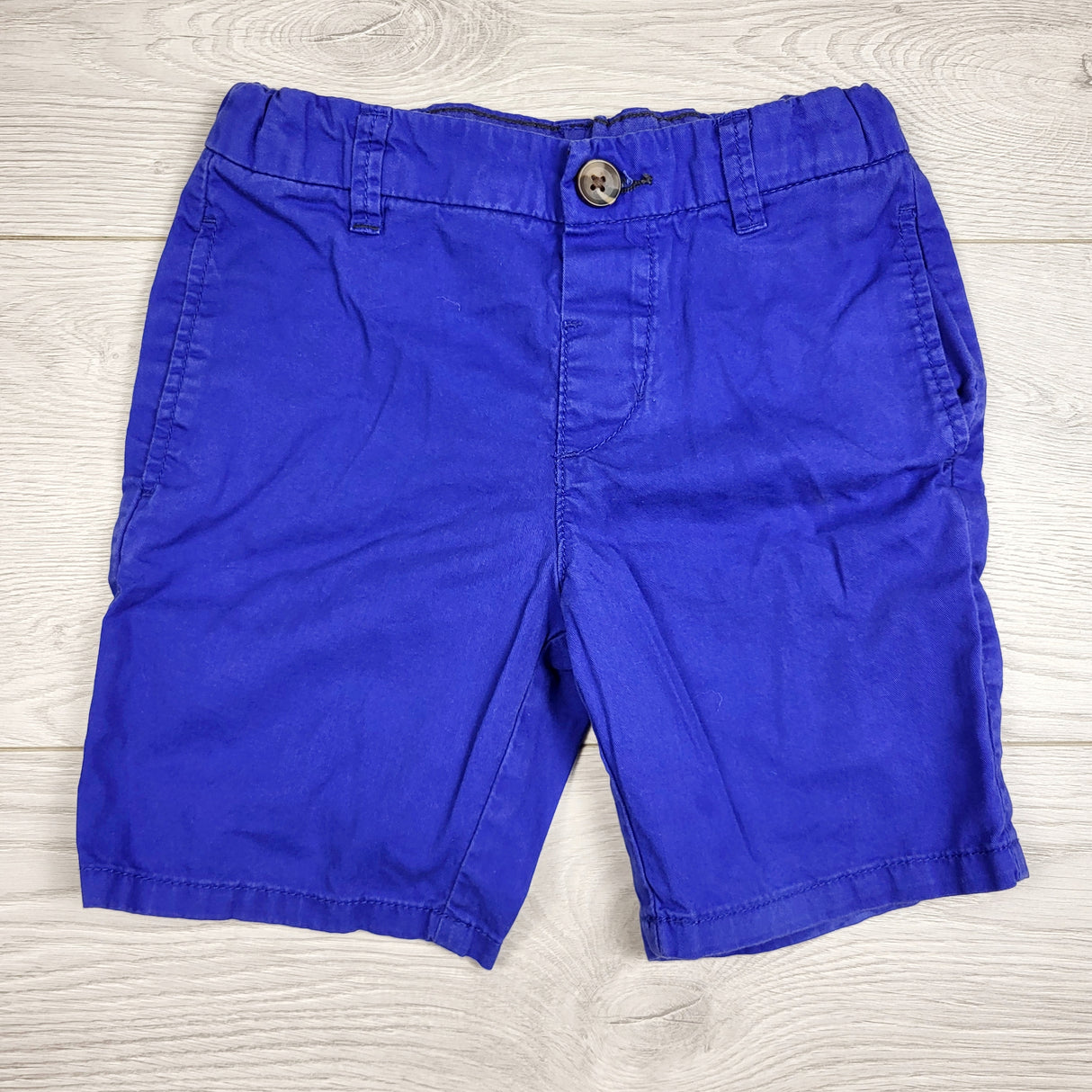 H and M blue chino style shorts.  Size 3/4T