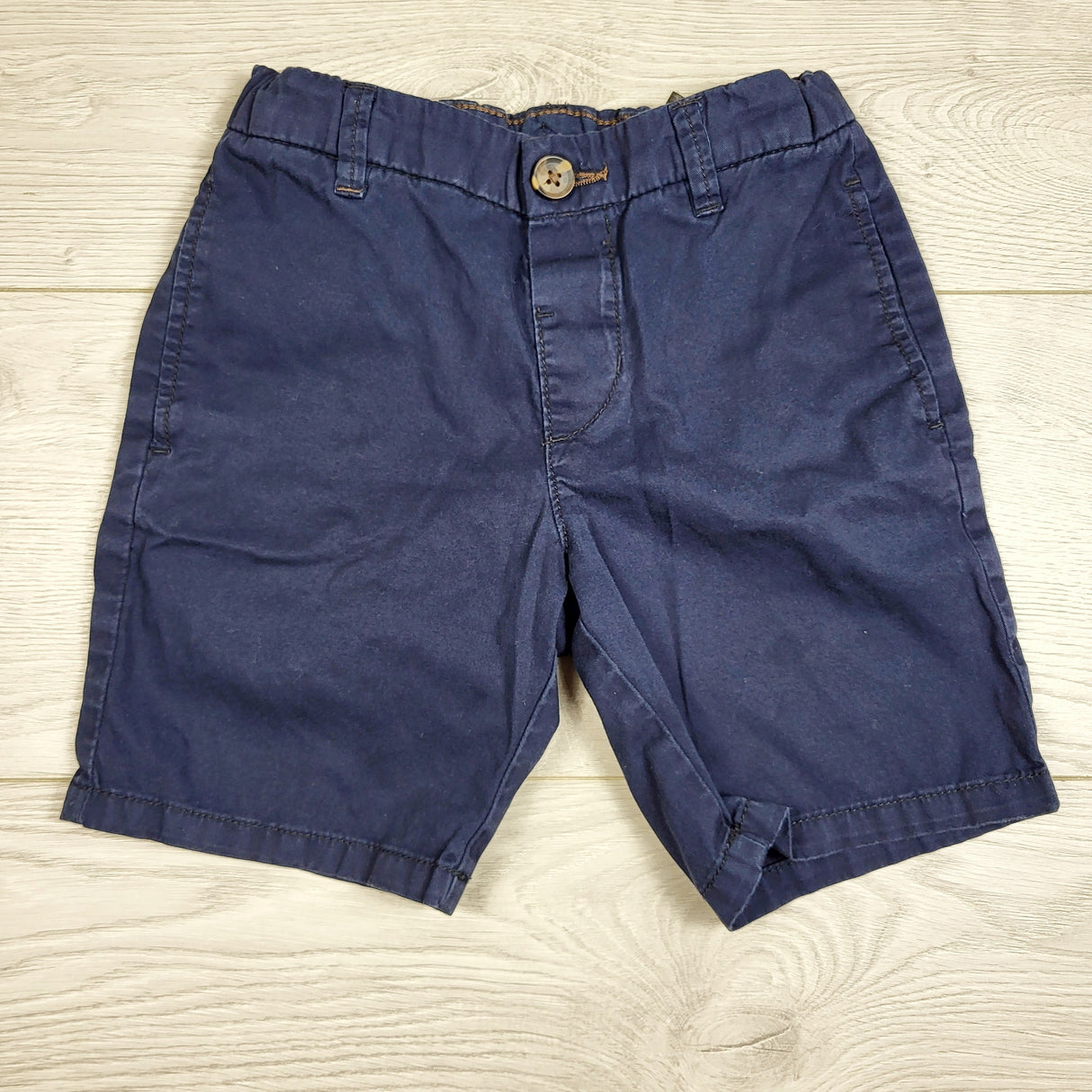 H and M navy chino style shorts. Size 3/4T