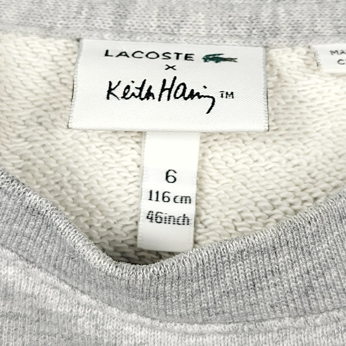 Lacoste x Keith Haring sweatshirt. Size 6