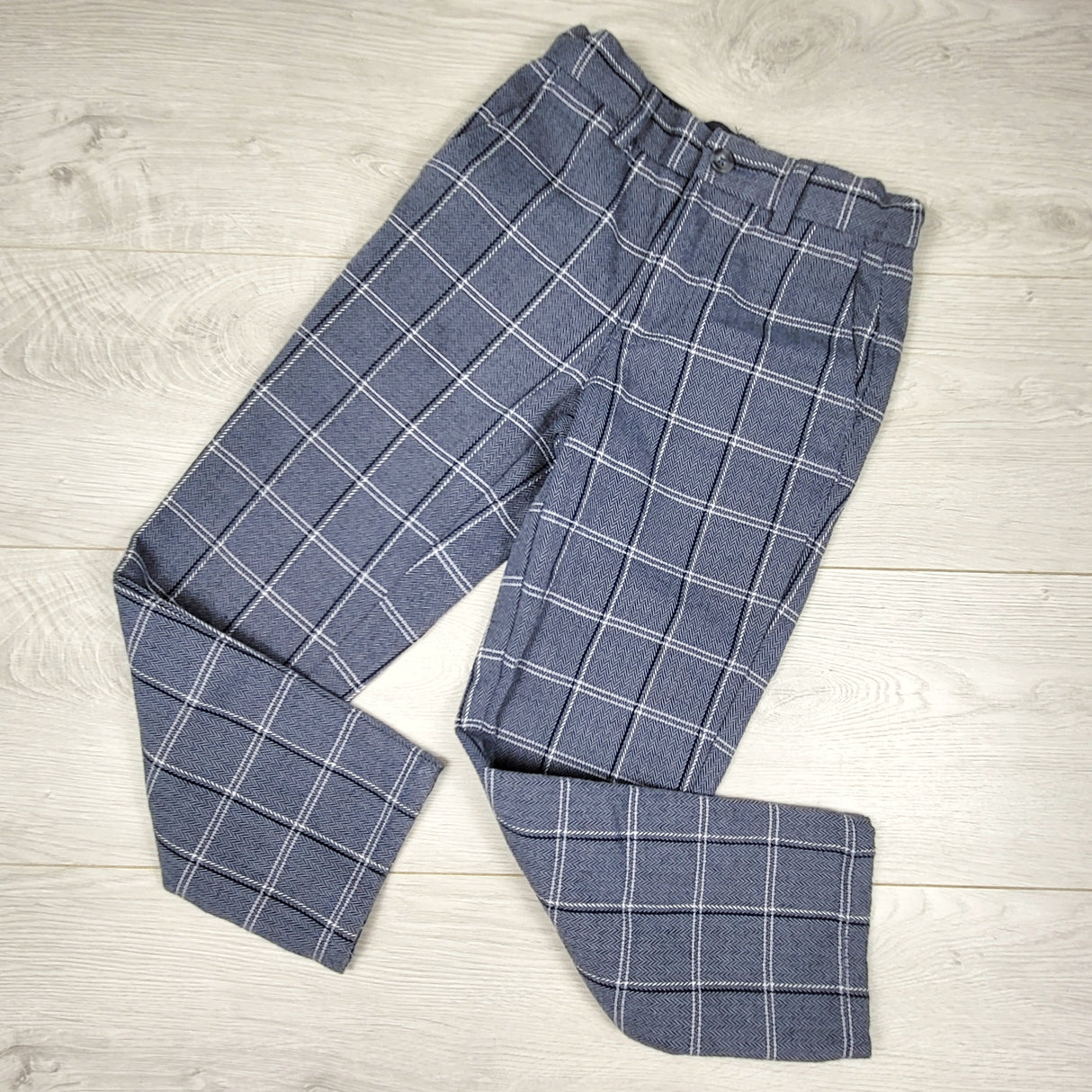 Miles the Label blue plaid dress pants. Size 6