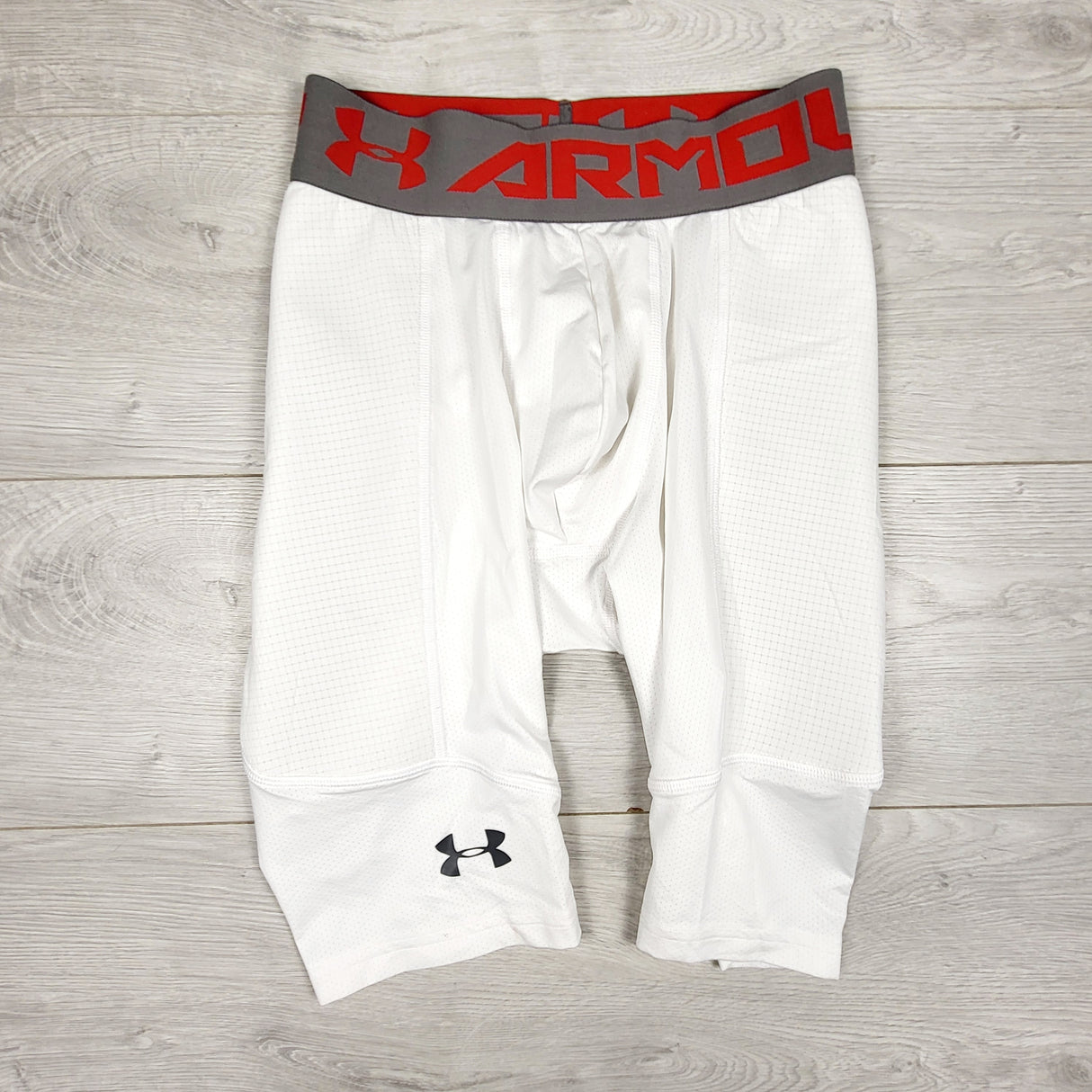 Under Armour compression baseball slider shorts. Size small