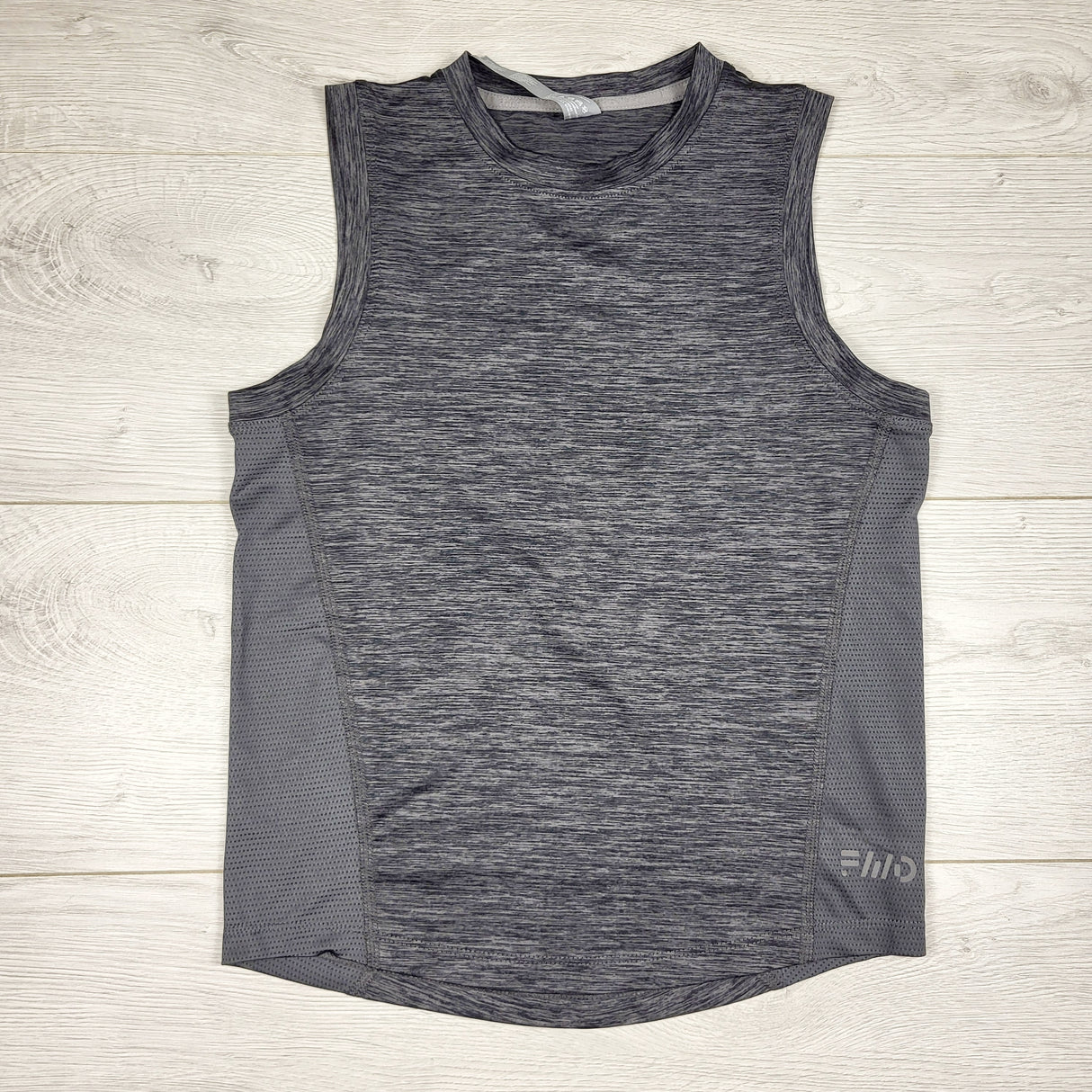 FWD grey marled active tank top. Size small