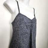 Sweet Skins heathered grey hemp/cotton sleeveless top. Size medium