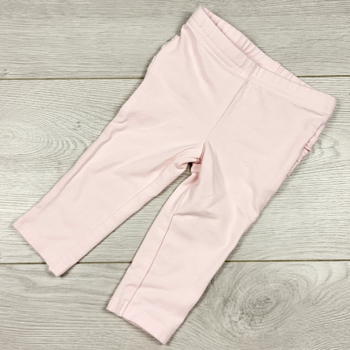 Jumping Beans pink leggings with ruffle bum. Size 6 months