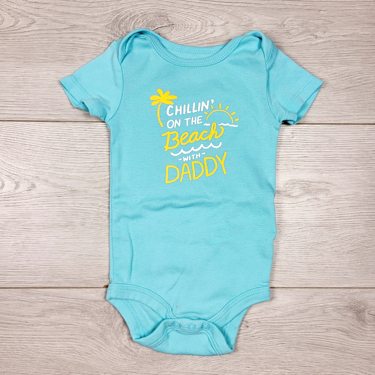 Joe blue "Chillin' on the Beach With Daddy" bodysuit. Size 3-6 months