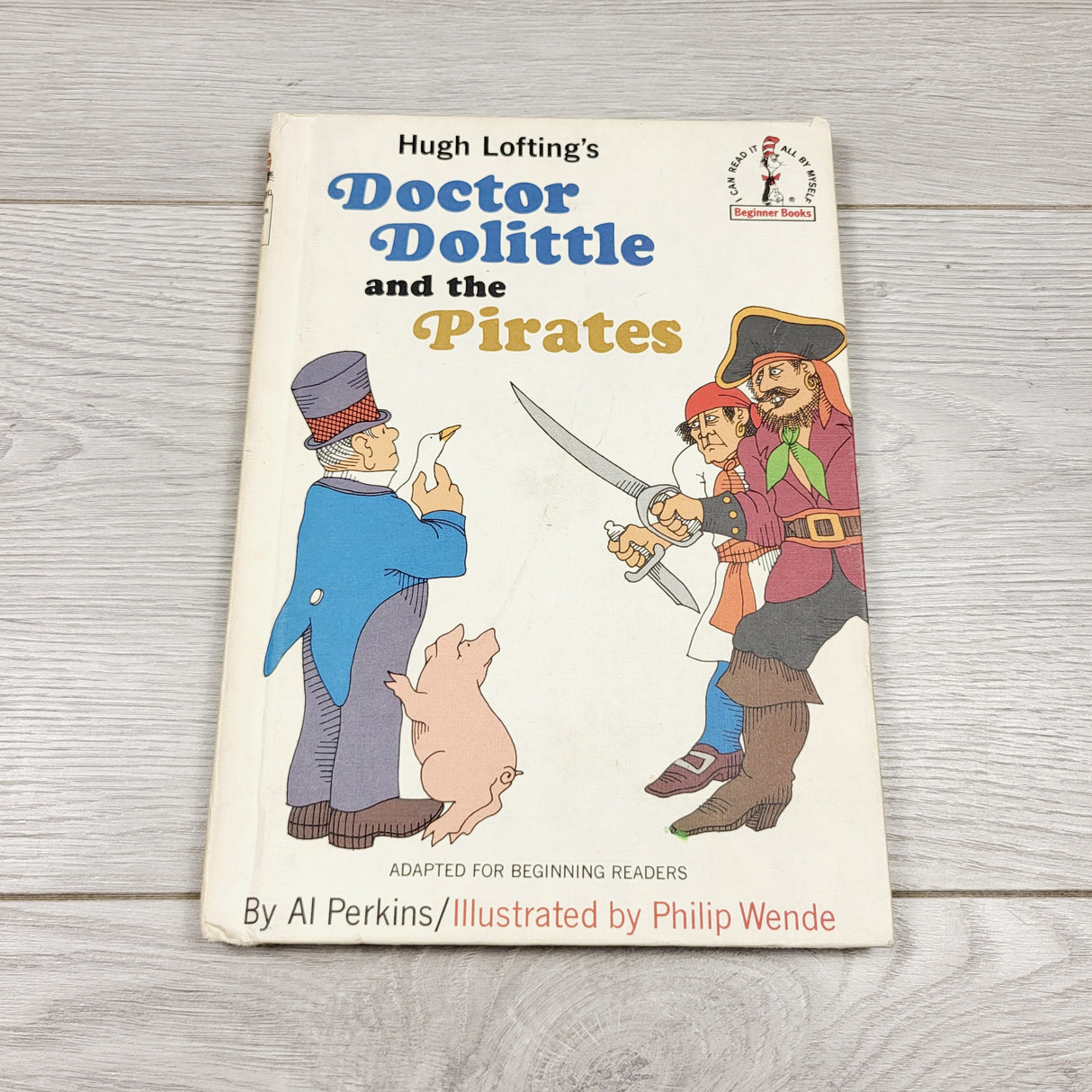 Vintage 1968 hardcover Dr. Dolittle and the Pirates hardcover book