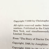 Vintage 1968 hardcover Dr. Dolittle and the Pirates hardcover book