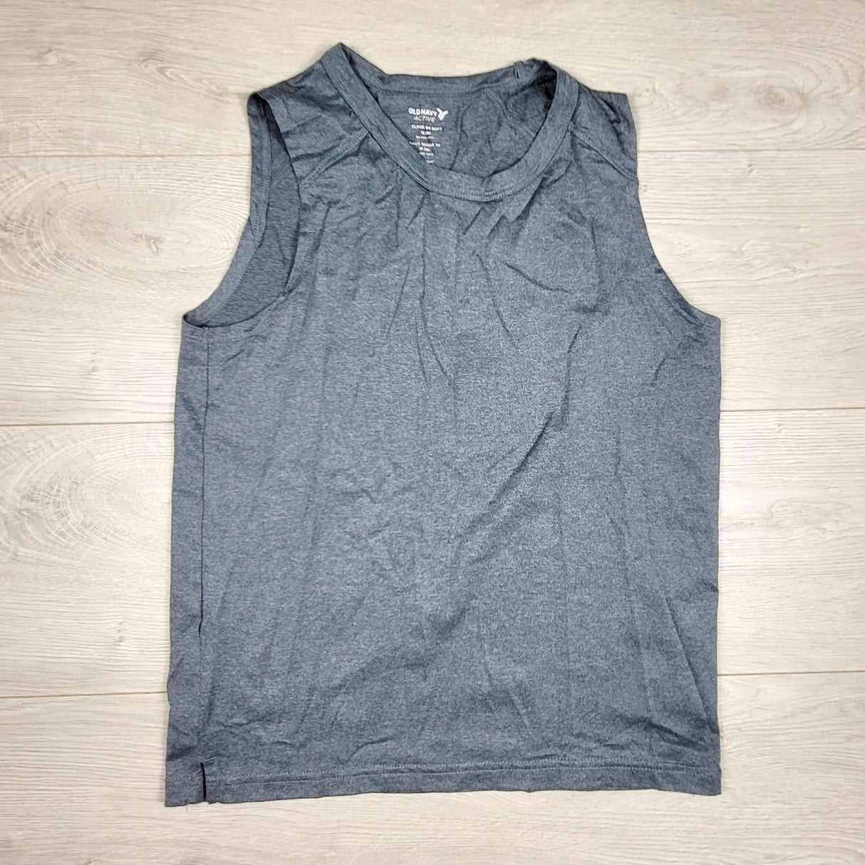 Old Navy blue-grey cloud soft active tank top. Size 8