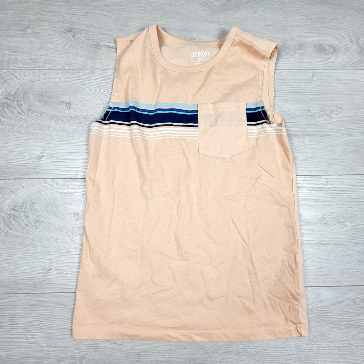 Oshkosh light orange tank top. Size 10