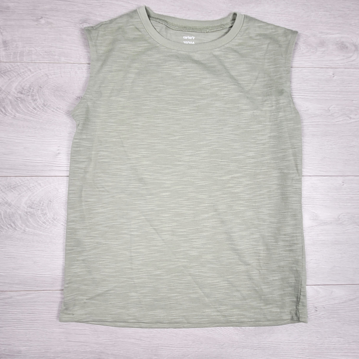 Carters green knit muscle tank. Size 10