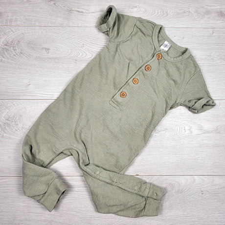 Modern Moments sage green romper. Size 18 months