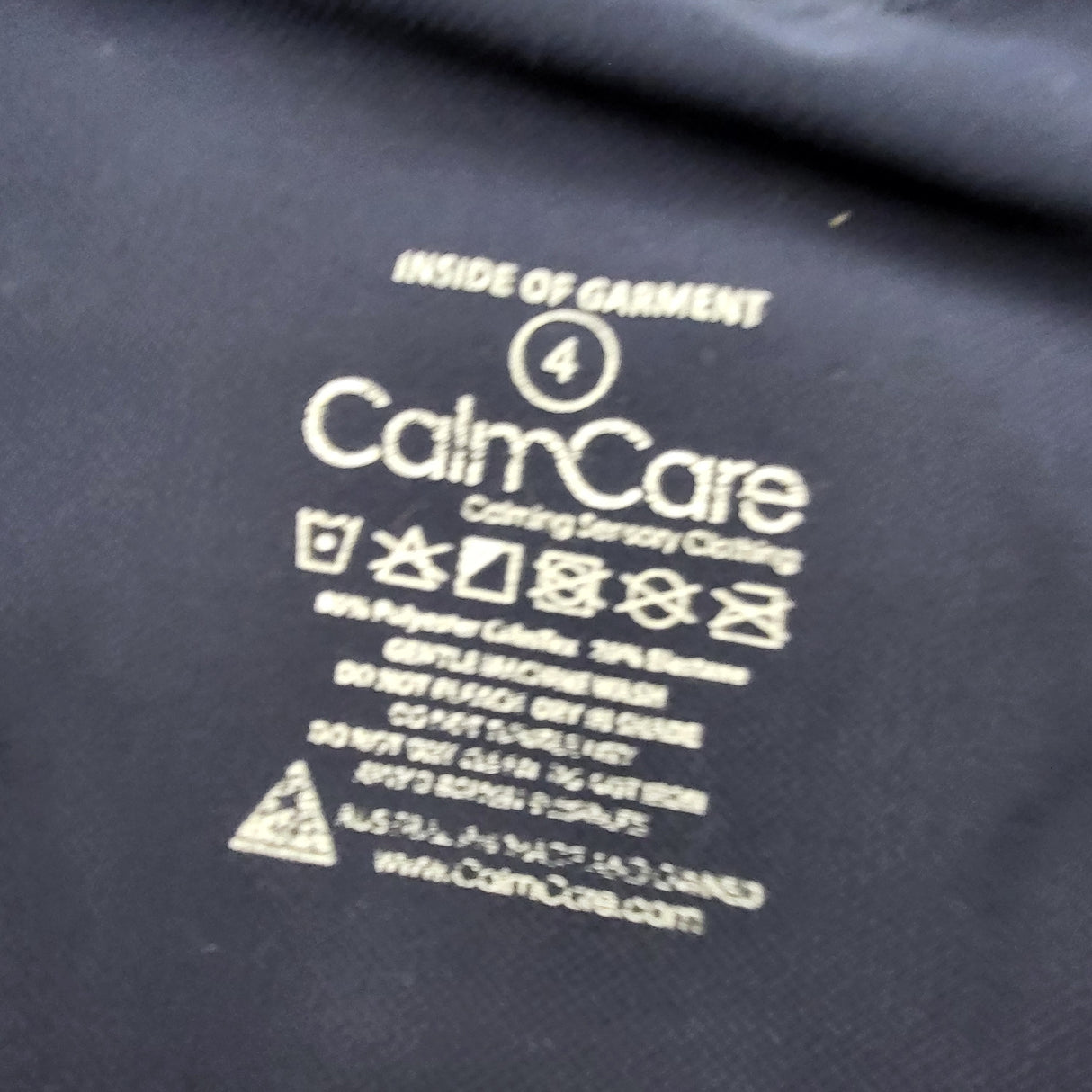 CalmCare navy compression calming sensory tank. Size 4T