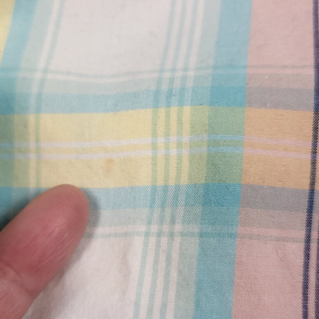 Carters pastel plaid button down shirt. Size 5T