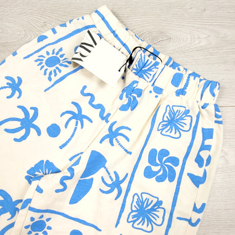 NEW - Zara wide leg beach pants. Size 7