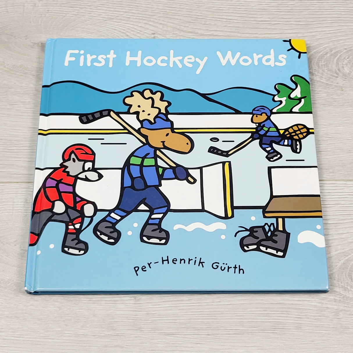 First Hockey Words. Hardcover book