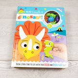 Never Touch a Dinosaur - book + playmat with figurines