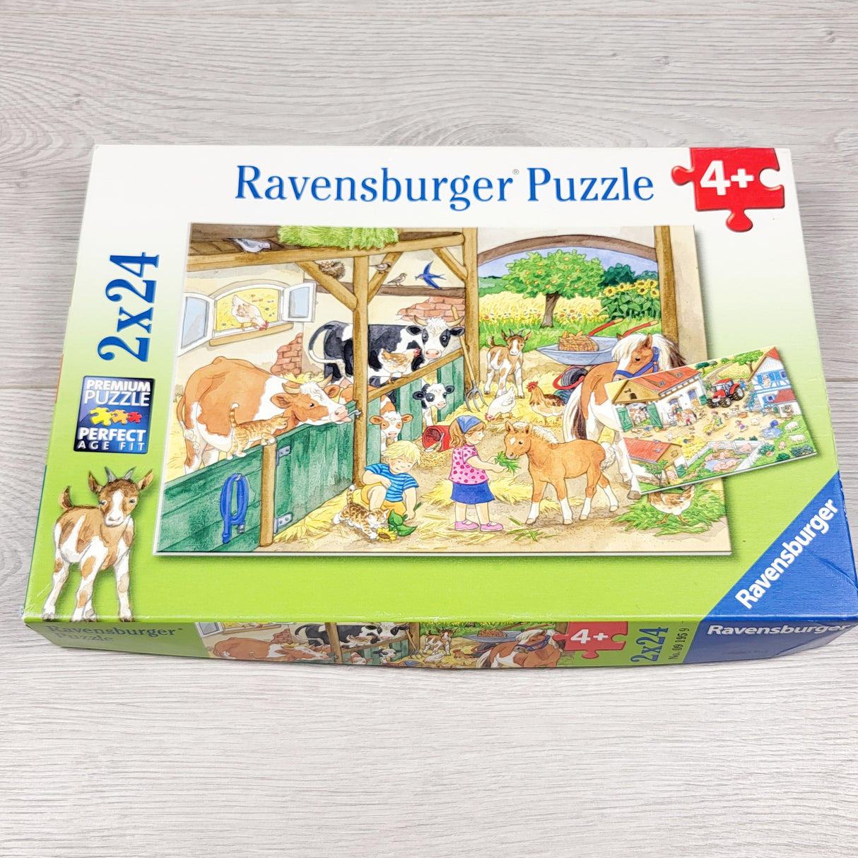 Ravensburger 2x24pc Farm Animals puzzle