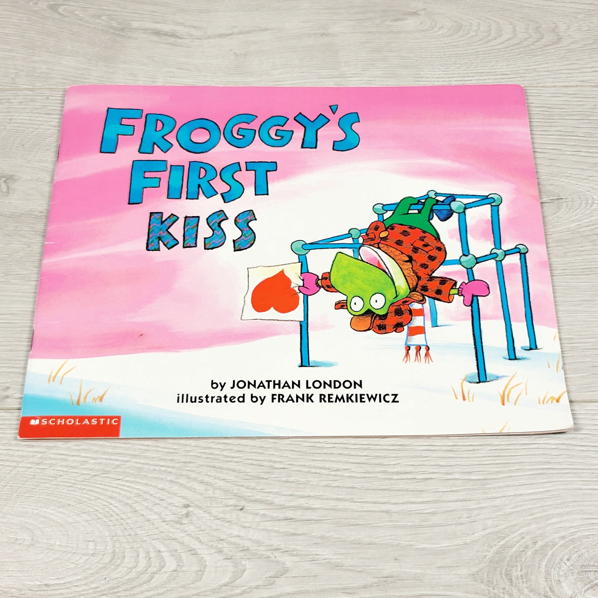 Froggy's First Kiss. Soft cover book