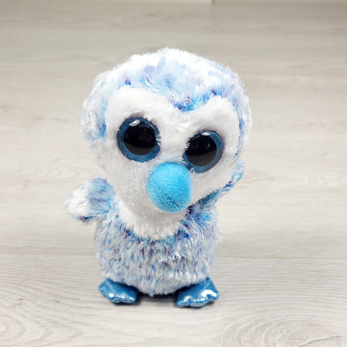 Ty blue plush penguin