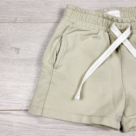 Jamie Kay pale green organic cotton "Jalen" shorts. Size 3T