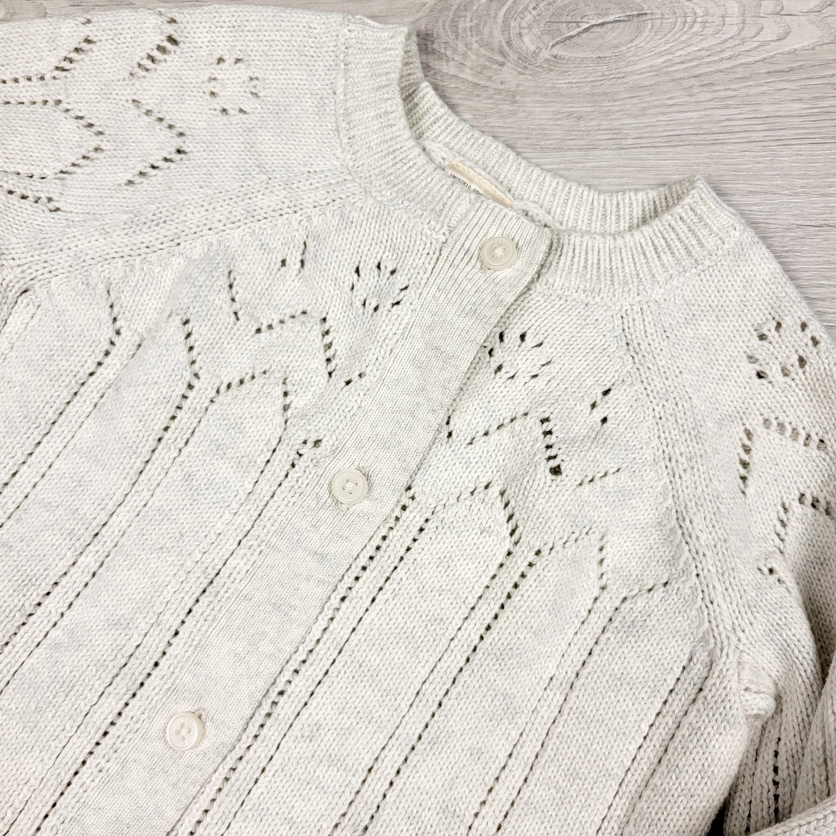 NEW - Baby B'gosh grey cardigan sweater. Size 18 months