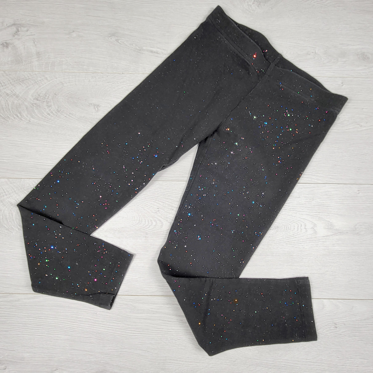Joe black leggings with glitter. Size 7/8