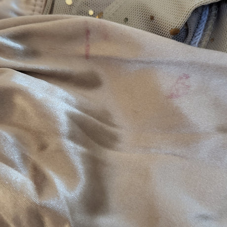 Turquoise Pearl 2pc dance set. Approx size 10/12