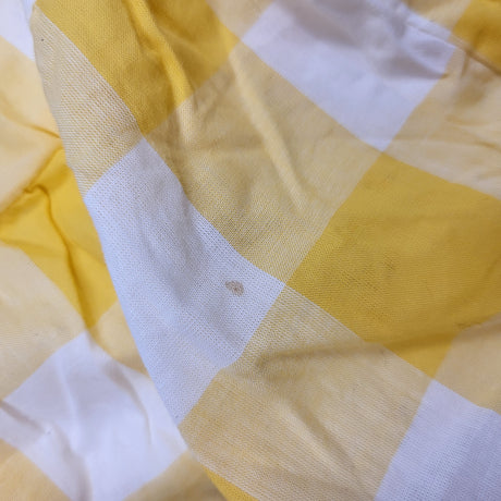 NEW - Carters yellow checked 2pc romper set. Size 3 months - read below